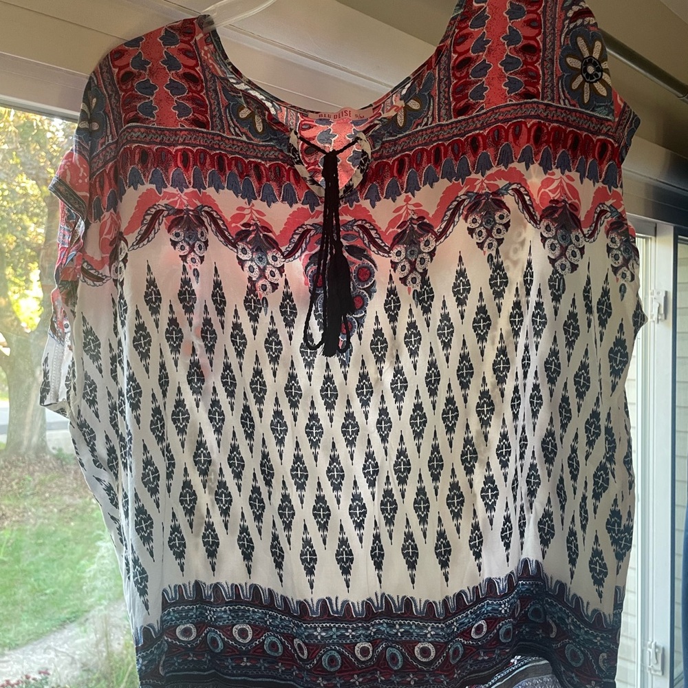 Bohemian Print Women's Top